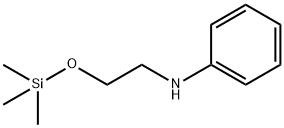 N-(2-Trimethylsiloxyethyl)aniline分子式结构图