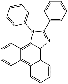 1,2-Diphenyl-1H-phenanthro[9,10-d]imidazole分子式结构图