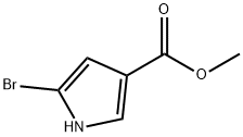 5-溴-3-吡咯甲酸甲酯分子式结构图