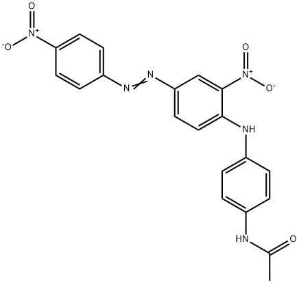 4'-[2-nitro-4-[(p-nitrophenyl)azo]anilino]acetanilide分子式结构图