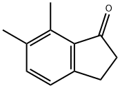 6,7-二甲基-2,3-二氢-1H-茚-1-酮分子式结构图