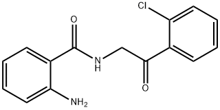 2-AMINO-N-[2-(2-CHLORO-PHENYL)-2-OXO-ETHYL]-BENZAMIDE分子式结构图