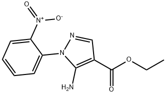 5-氨基-(2-硝基苯基)-1H-吡唑-4-羧酸乙酯分子式结构图