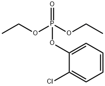 Phosphoric acid diethyl(2-chlorophenyl) ester分子式结构图