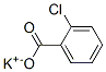 O-CHLORO BENZOIC ACID POTASSIUM SALT分子式结构图