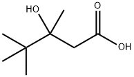 3-hydroxy-3,4,4-trimethyl-pentanoic acid分子式结构图