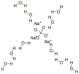 SODIUM ORTHOVANADATE DECAHYDRATE分子式结构图