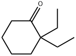 2,2-Diethylcyclohexanone分子式结构图