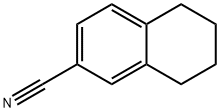 5,6,7,8-Tetrahydronaphthalene-2-carbonitrile分子式结构图