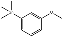 1-Methoxy-3-(trimethylstannyl)benzene分子式结构图