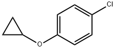 1-Chloro-4-cyclopropoxy-benzene分子式结构图