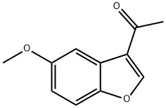 1-(5-甲氧基苯并呋喃-3-基)乙-1-酮分子式结构图