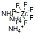 triammonium heptafluorozirconate(3-)分子式结构图