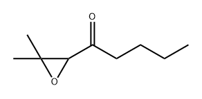 1-(3,3-Dimethyloxiranyl)-1-pentanone分子式结构图