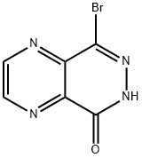 8-溴吡嗪并[2,3-D]哒嗪-5(6H)-酮分子式结构图