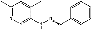 Benzaldehyde 4,6-dimethyl-3-pyridazinyl hydrazone分子式结构图