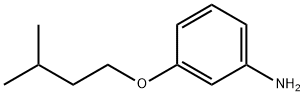 3-(3-甲基丁氧基)苯胺分子式结构图