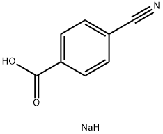 Benzoic acid, 4-cyano-, sodiuM salt分子式结构图