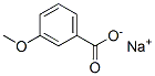 Sodium m-anisate分子式结构图