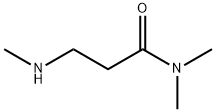 N~1~,N~1~,N~3~-trimethyl-beta-alaninamide(SALTDATA: FREE)分子式结构图