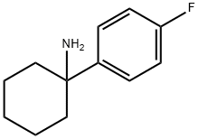 1-(4-氟苯基)环己-1-胺分子式结构图