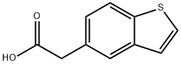 Benzo[b]thiophene-5-acetic acid分子式结构图