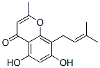 5,7-Dihydroxy-2-methyl-8-(3-methyl-2-butenyl)-4H-1-benzopyran-4-one分子式结构图