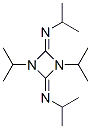 N,N'-[1,3-Bis(1-methylethyl)-1,3-diazetidine-2,4-diylidene]bis(2-propanamine)分子式结构图