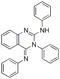 3,4-Dihydro-N,3-diphenyl-4-(phenylimino)-2-quinazolinamine分子式结构图