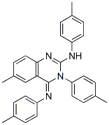 3,4-Dihydro-6-methyl-N,3-bis(p-tolyl)-4-(p-tolylimino)-2-quinazolinamine分子式结构图