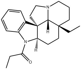 1-(1-Oxopropyl)aspidospermidine分子式结构图