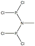 双(二氯膦基)甲胺分子式结构图