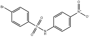 Benzenesulfonamide,4-bromo-N-(4-nitrophenyl)-分子式结构图