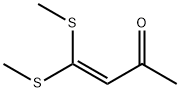 4,4-BIS(METHYLSULFANYL)BUT-3-EN-2-ONE分子式结构图