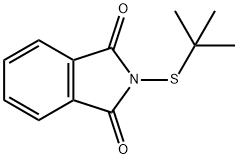 2-(tert-butylthio)isoindoline-1,3-dione分子式结构图