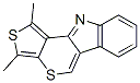 1,3-Dimethylthieno[3',4':5,6]thiopyrano[4,3-b]indole分子式结构图