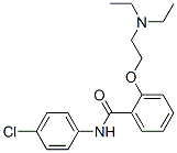 N-(4-Chlorophenyl)-2-[2-(diethylamino)ethoxy]benzamide分子式结构图