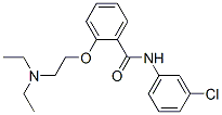 N-(3-Chlorophenyl)-2-[2-(diethylamino)ethoxy]benzamide分子式结构图