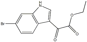 ETHYL 2-(6-BROMO-1H-INDOL-3-YL)-2-OXOACETATE分子式结构图