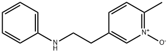 N-[2-(6-methyl-1-oxidopyridin-3-yl)ethyl]aniline分子式结构图