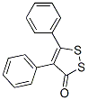 4,5-Diphenyl-3H-1,2-dithiol-3-one分子式结构图