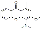 4-(Dimethylamino)methyl-3-methoxy-9H-xanthen-9-one分子式结构图