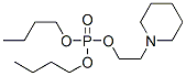 Phosphoric acid dibutyl 2-piperidinoethyl ester分子式结构图