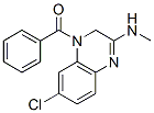 1-benzoyl-7-chloro-1,2-dihydro-3-methylaminoquinoxaline分子式结构图