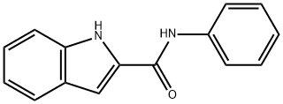 N-Phenyl-1H-indole-2-carboxamide分子式结构图