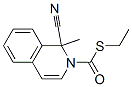 1-Cyano-1-methyl-2(1H)-isoquinolinecarbothioic acid S-ethyl ester分子式结构图