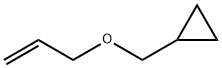 (2-Propenyloxy)methylcyclopropane分子式结构图