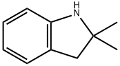 2,2-二甲基-2,3-二氢-1H-吲哚分子式结构图