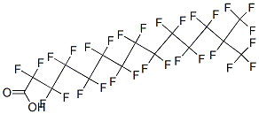 hexacosafluoro-13-(trifluoromethyl)tetradecanoic acid分子式结构图