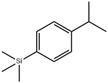 (4-异丙基苯基)三甲基硅烷分子式结构图